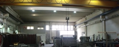 Carriponte per movimentazione carpenterie